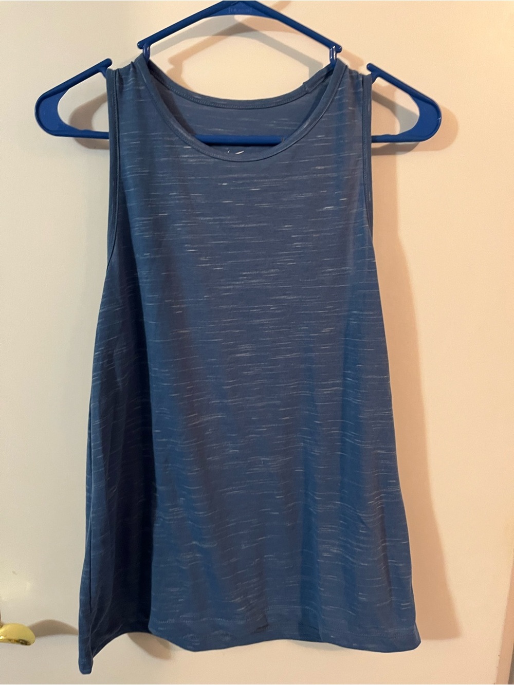 Nike Women's Heathered Slate Blue Tank Top medium dri- fit